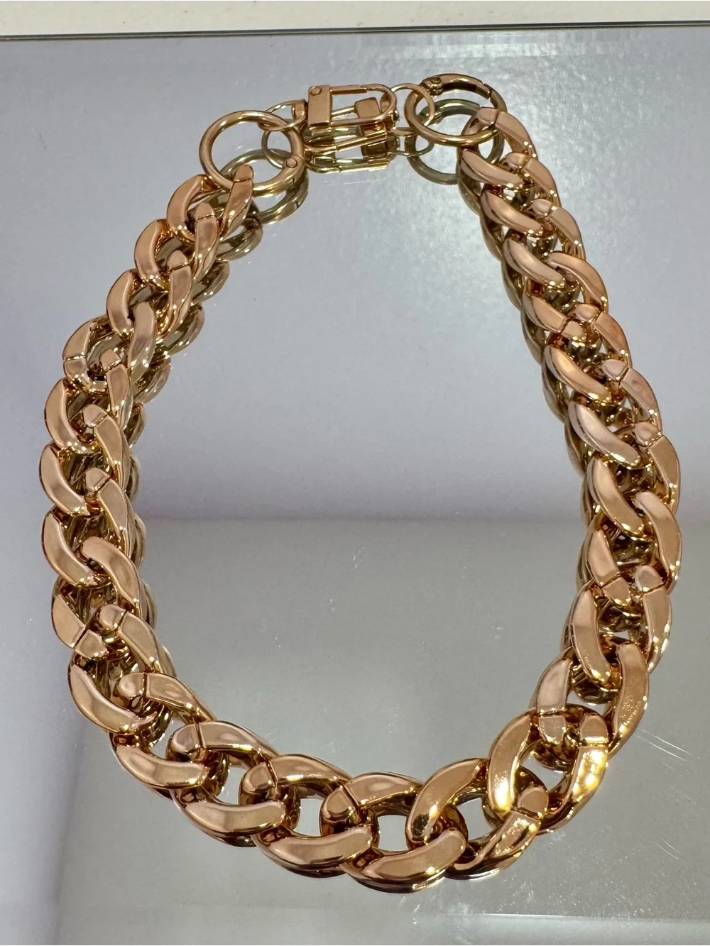 New Rose Gold Metal Bag Chain 18 inches